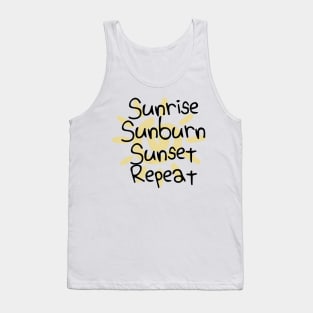 Sunrise Sunburn Sunset Repeat Tank Top